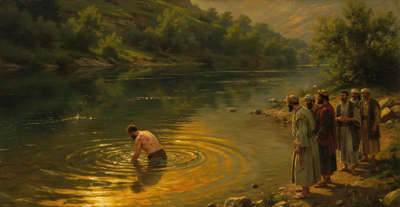 2 Kings 5:12-14 — 2 Kings, oil painting · TruthPrints