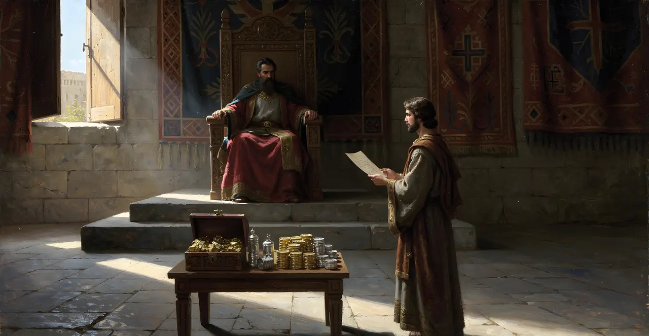 2 Kings 5:4-6 — 2 Kings, oil painting · TruthPrints