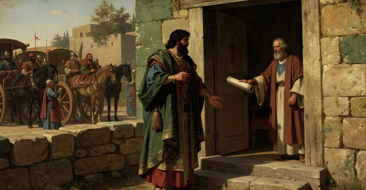2 Kings 5:9-11 — 2 Kings, oil painting · TruthPrints