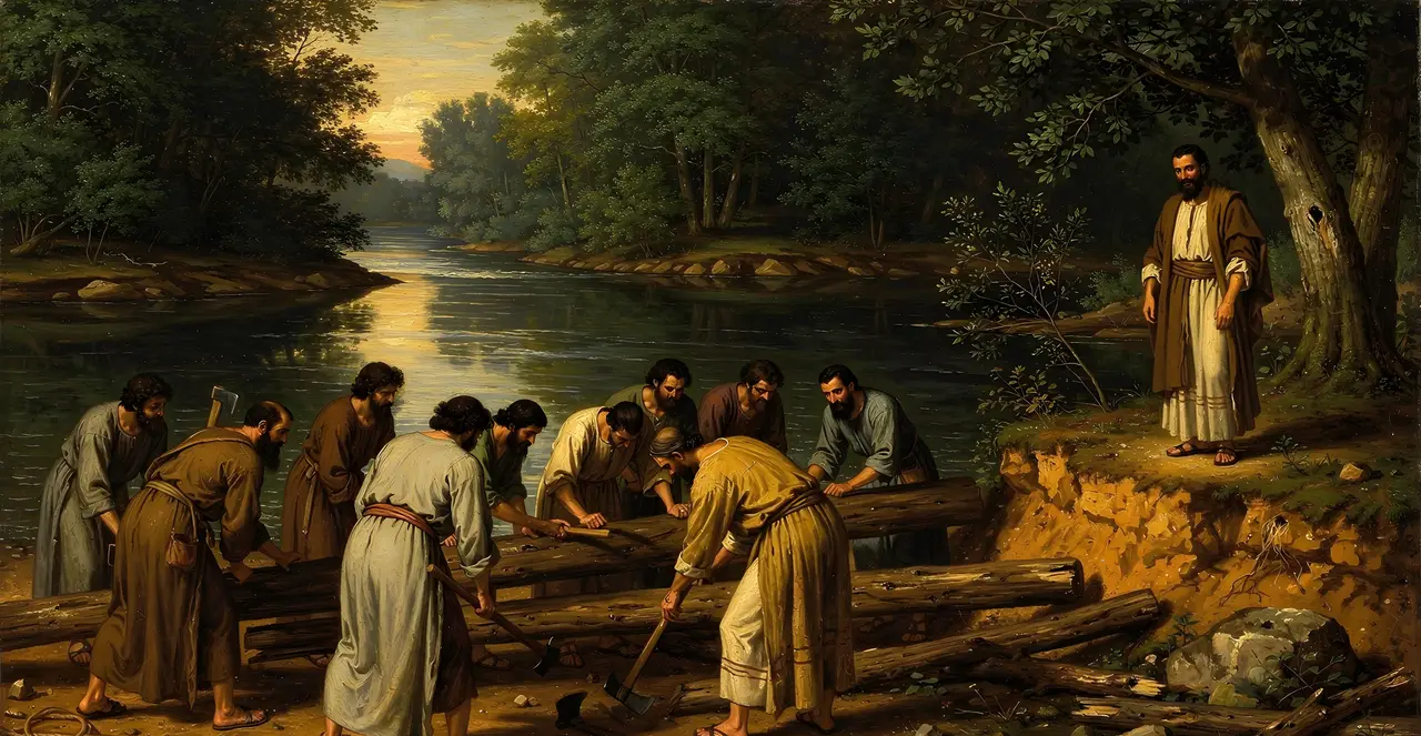 2 Kings 6:1-4 — 2 Kings, oil painting · TruthPrints