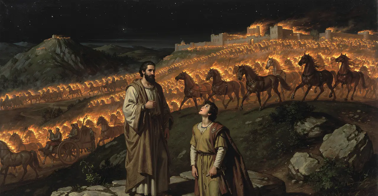 2 Kings 6:16-18 — 2 Kings, oil painting · TruthPrints