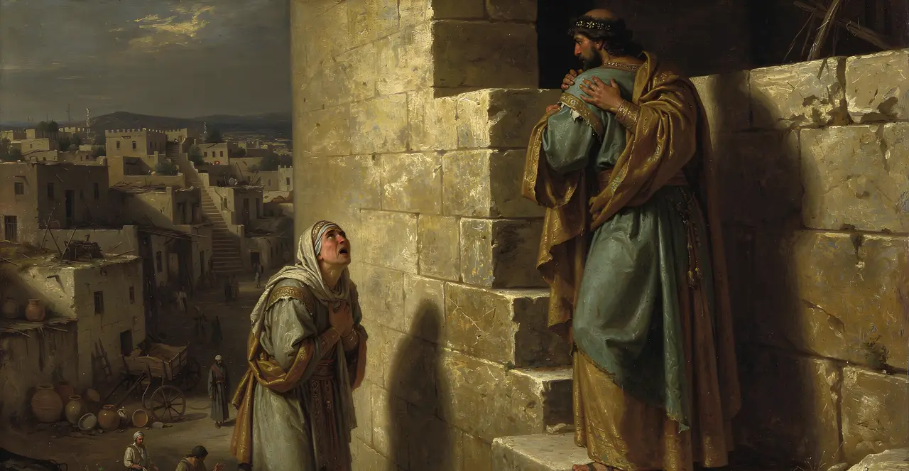 2 Kings 6:28-30 — 2 Kings, oil painting · TruthPrints