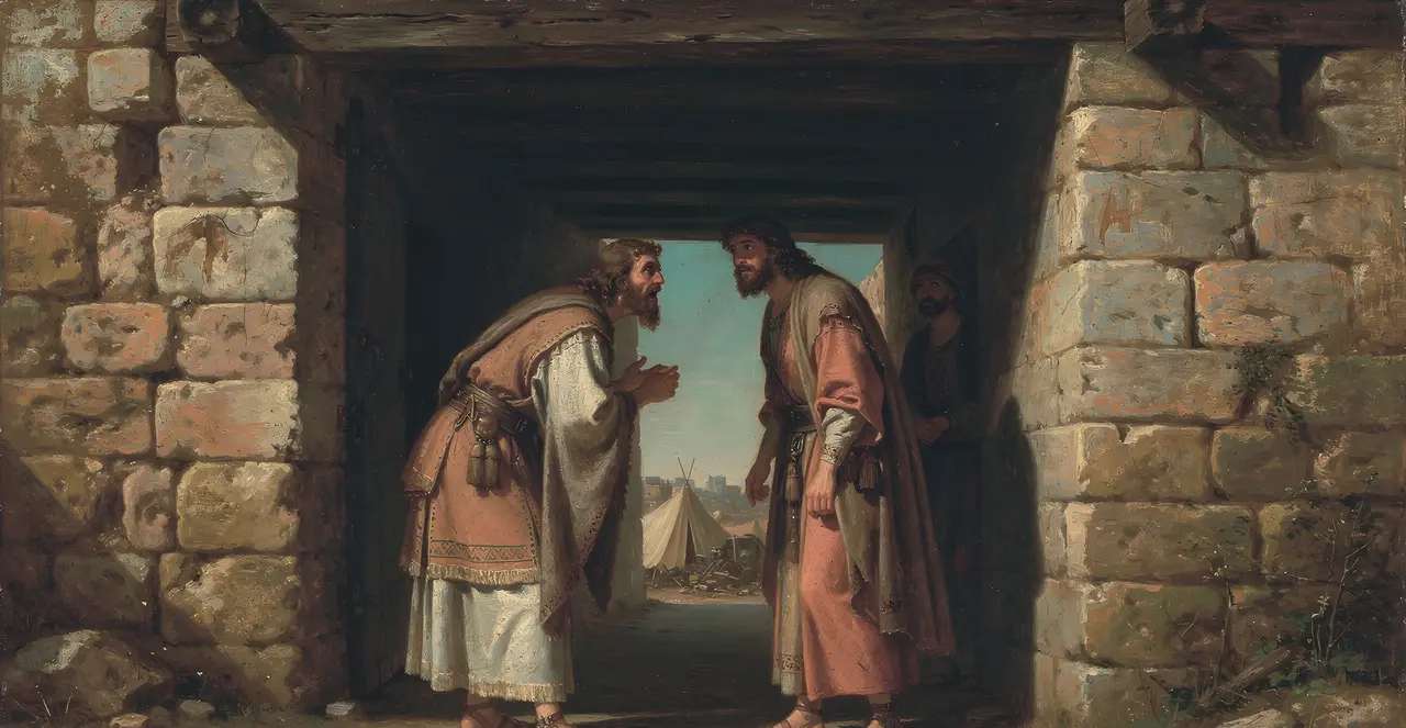 2 Kings 7:10-11 — 2 Kings, oil painting · TruthPrints