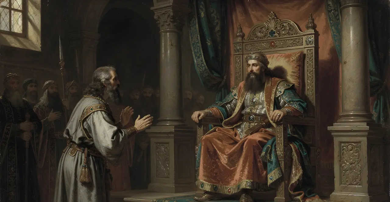 2 Kings 8:4-5 — 2 Kings, oil painting · TruthPrints