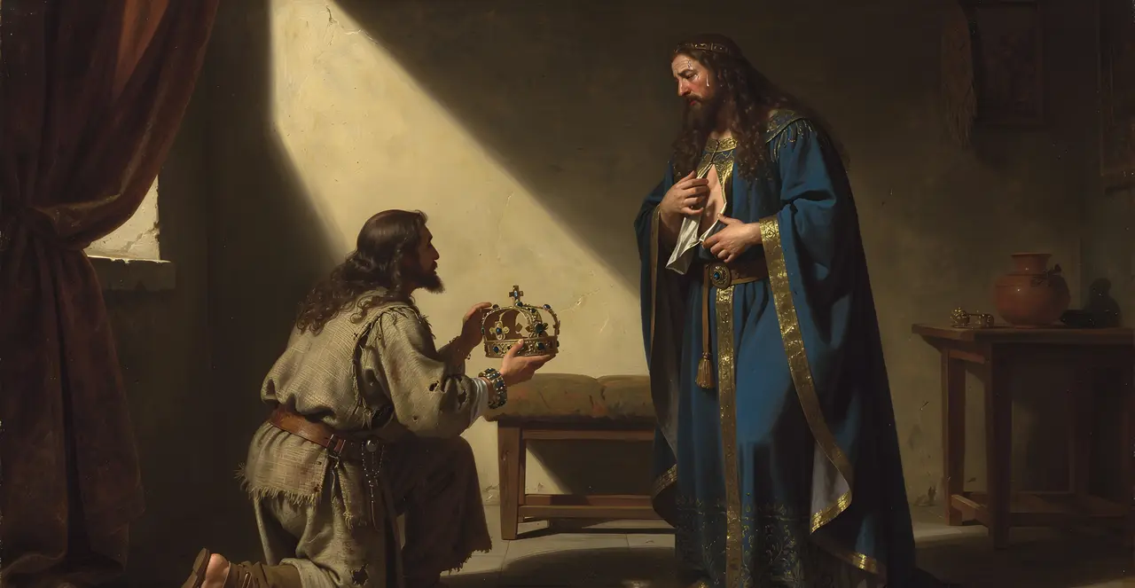2 Samuel 1:8-11 — 2 Samuel, oil painting · TruthPrints