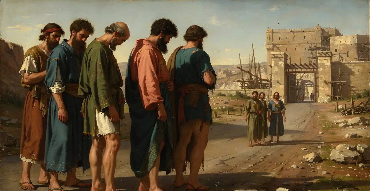 2 Samuel 10:4-6 — 2 Samuel, oil painting · TruthPrints