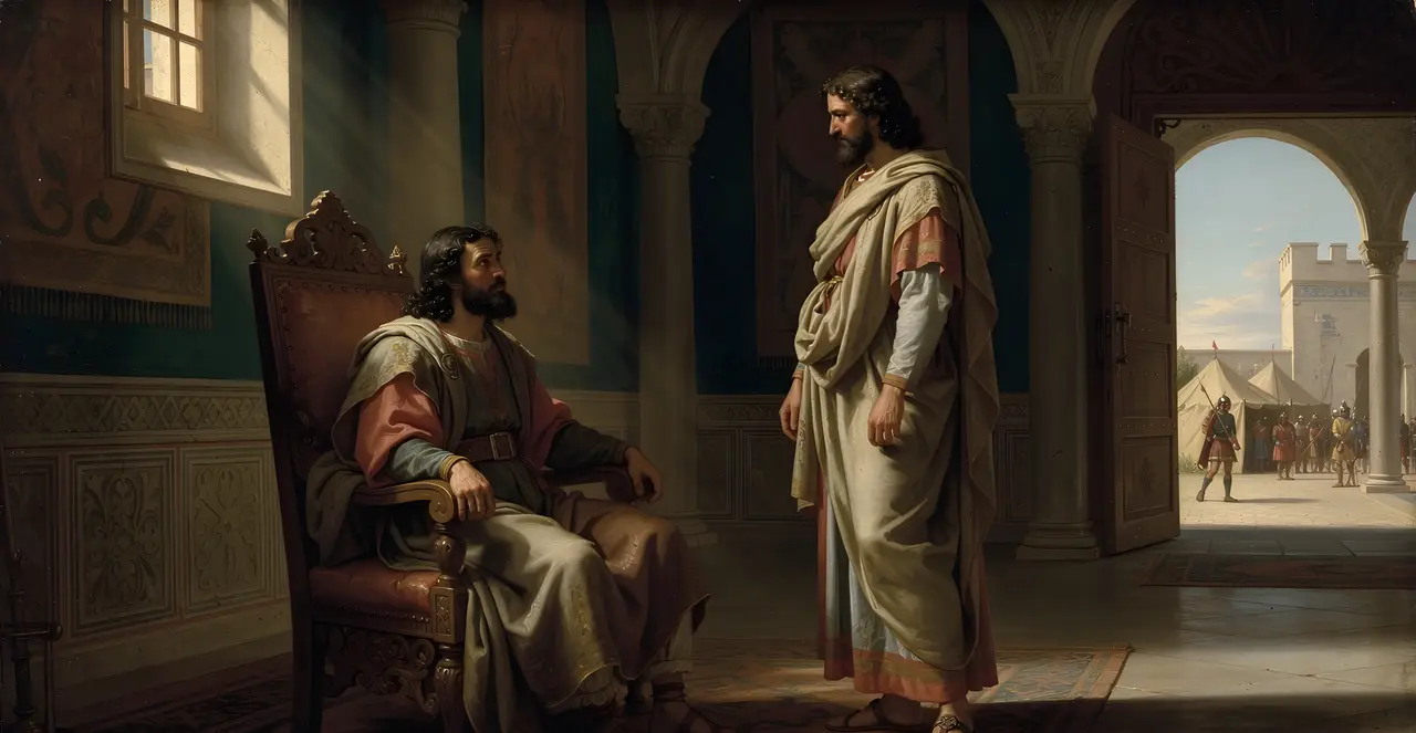 2. Samuel 11,11-12 — 2. Samuel, Ölgemälde · TruthPrints