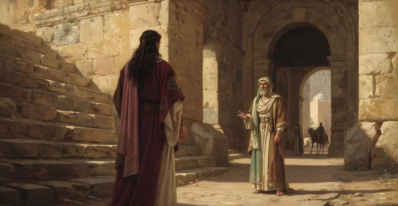 2 Samuel 15:1-3 — 2 Samuel, oil painting · TruthPrints