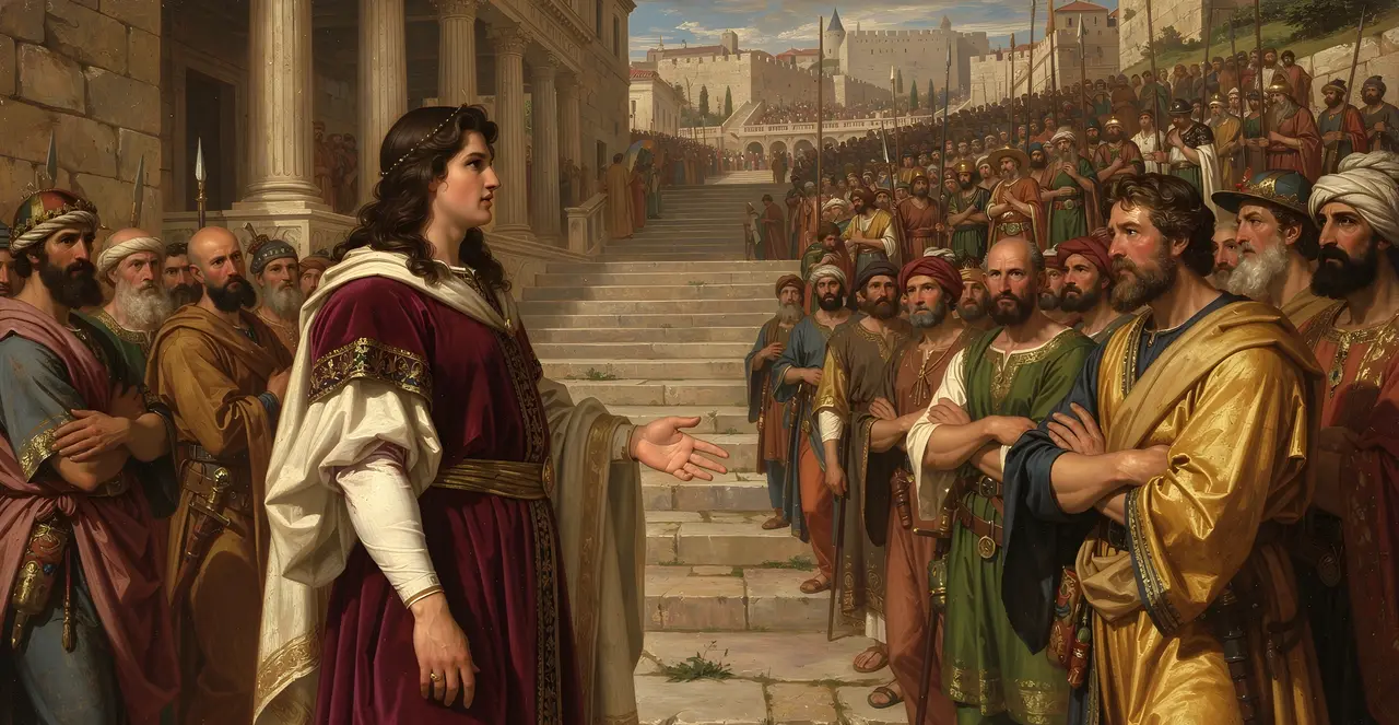 2 Samuel 15:11-13 — 2 Samuel, oil painting · TruthPrints