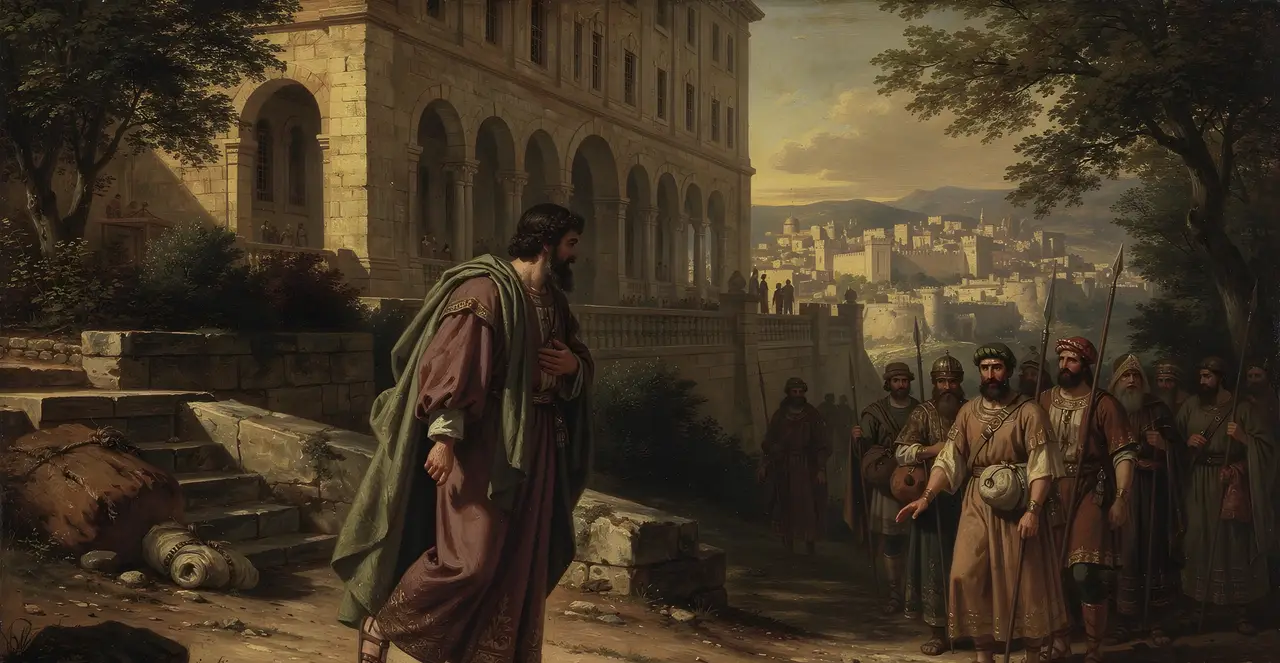 2 Samuel 15:14-17 — 2 Samuel, oil painting · TruthPrints