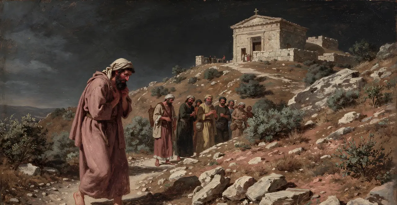 2 Samuel 15:30-32 — 2 Samuel, oil painting · TruthPrints