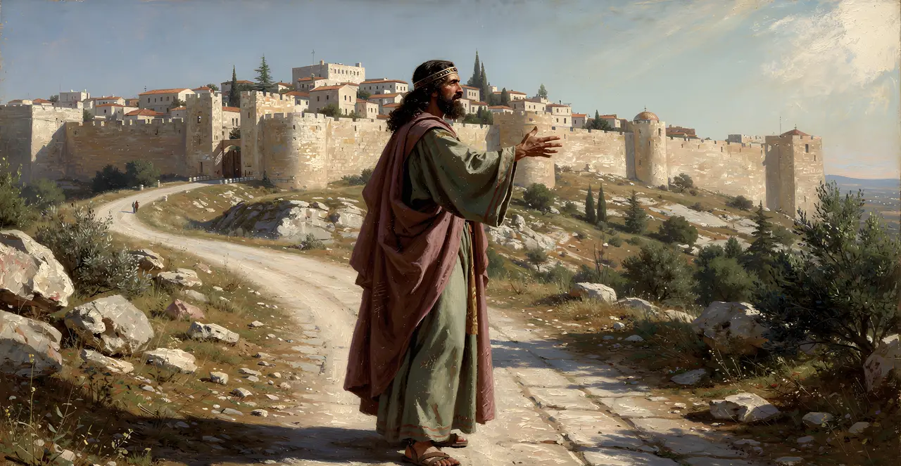 2 Samuel 15:33-35 — 2 Samuel, oil painting · TruthPrints