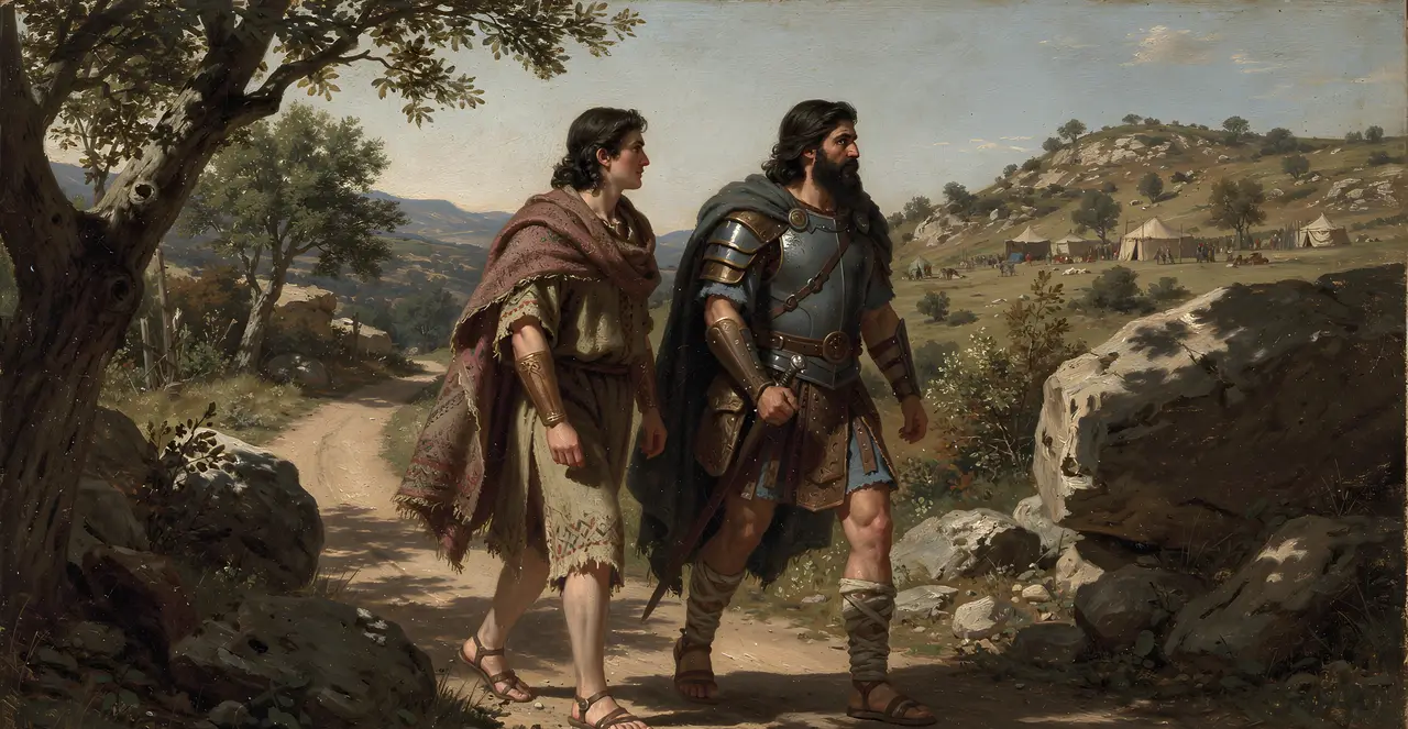 2 Samuel 15:36-37 — 2 Samuel, oil painting · TruthPrints