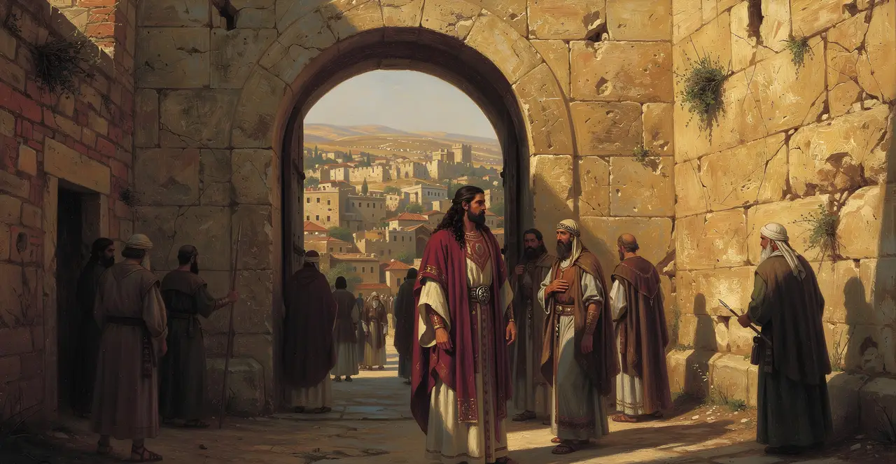 2 Samuel 15:7-10 — 2 Samuel, oil painting · TruthPrints