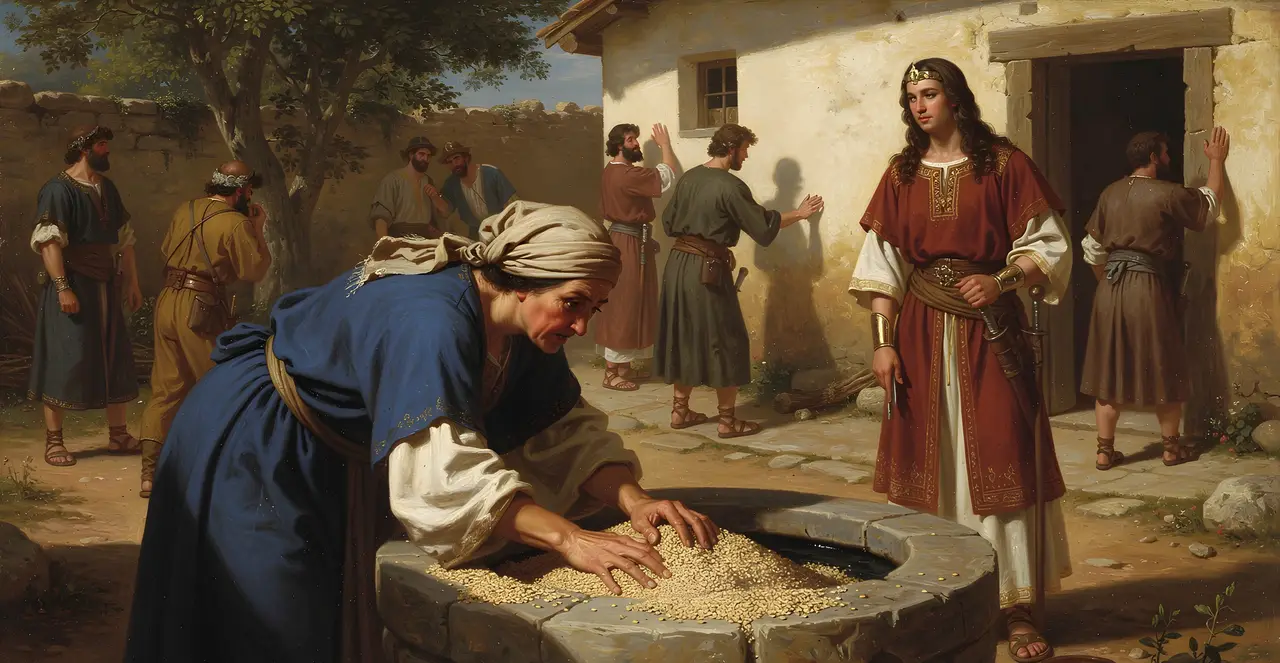 2 Samuel 17:19-21 — 2 Samuel, oil painting · TruthPrints