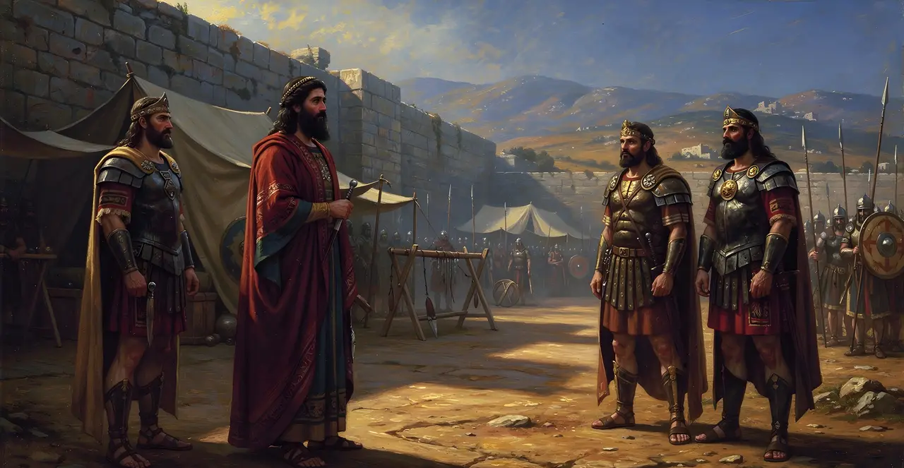 2. Samuel 18,1-2 — 2. Samuel, Ölgemälde · TruthPrints