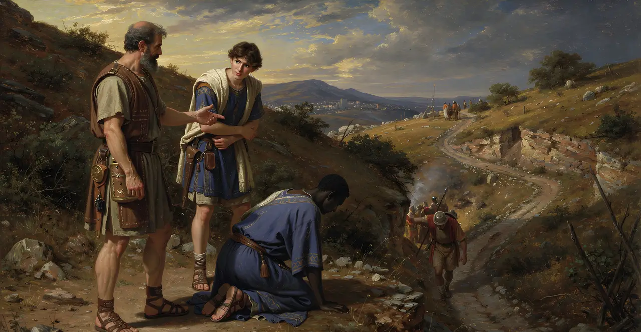 2. Samuel 18,21-23 — 2. Samuel, Ölgemälde · TruthPrints