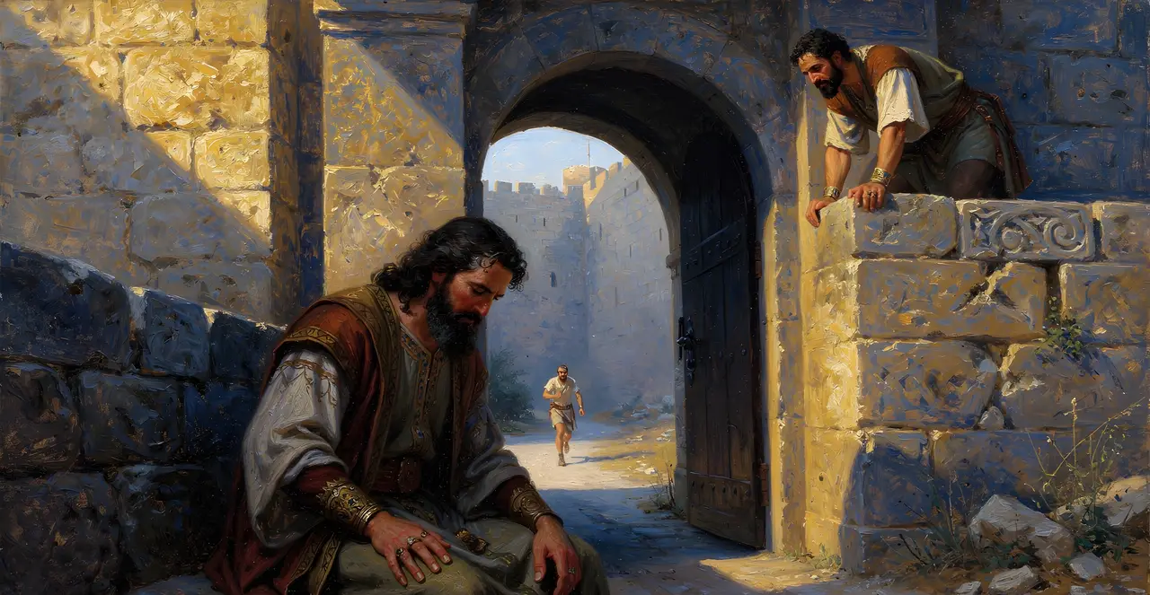 2 Samuel 18:24-26 — 2 Samuel, oil painting · TruthPrints