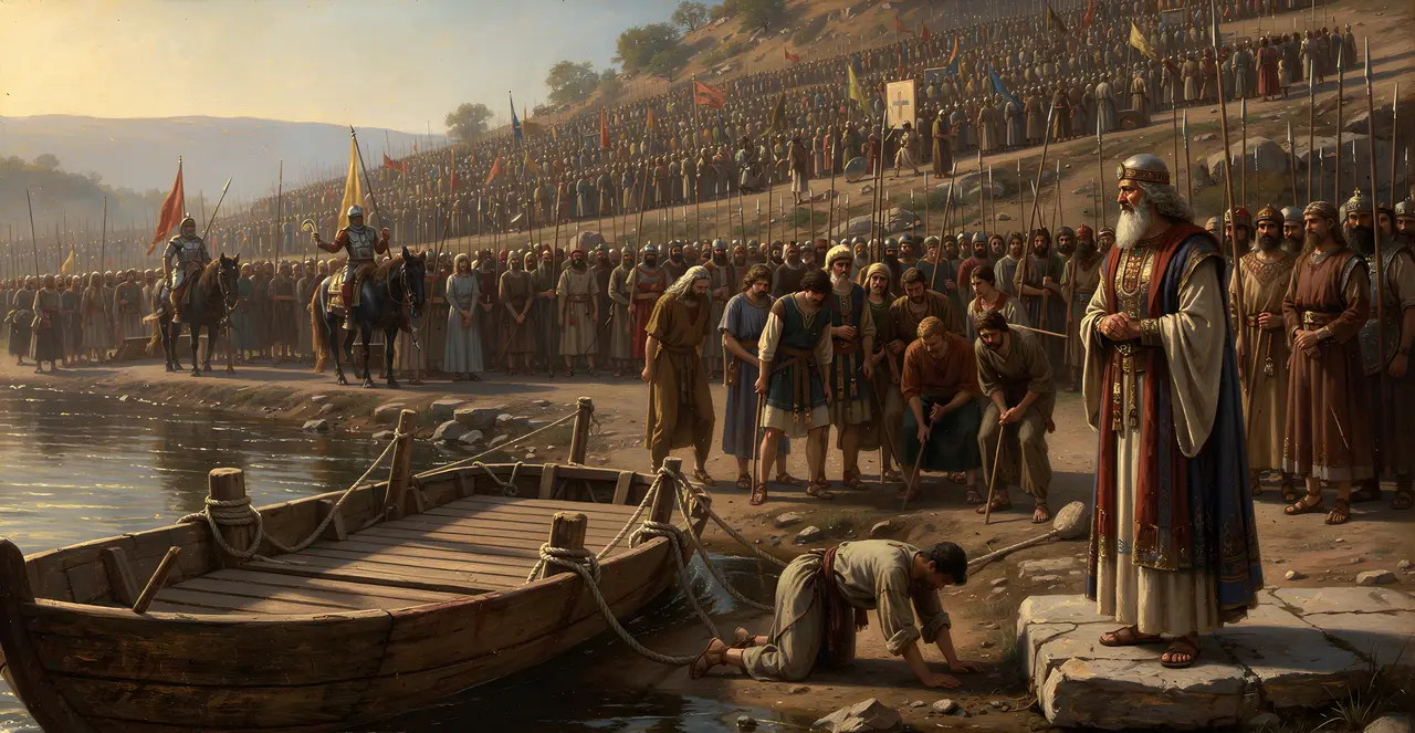 2 Samuel 19:17-18 — 2 Samuel, oil painting · TruthPrints