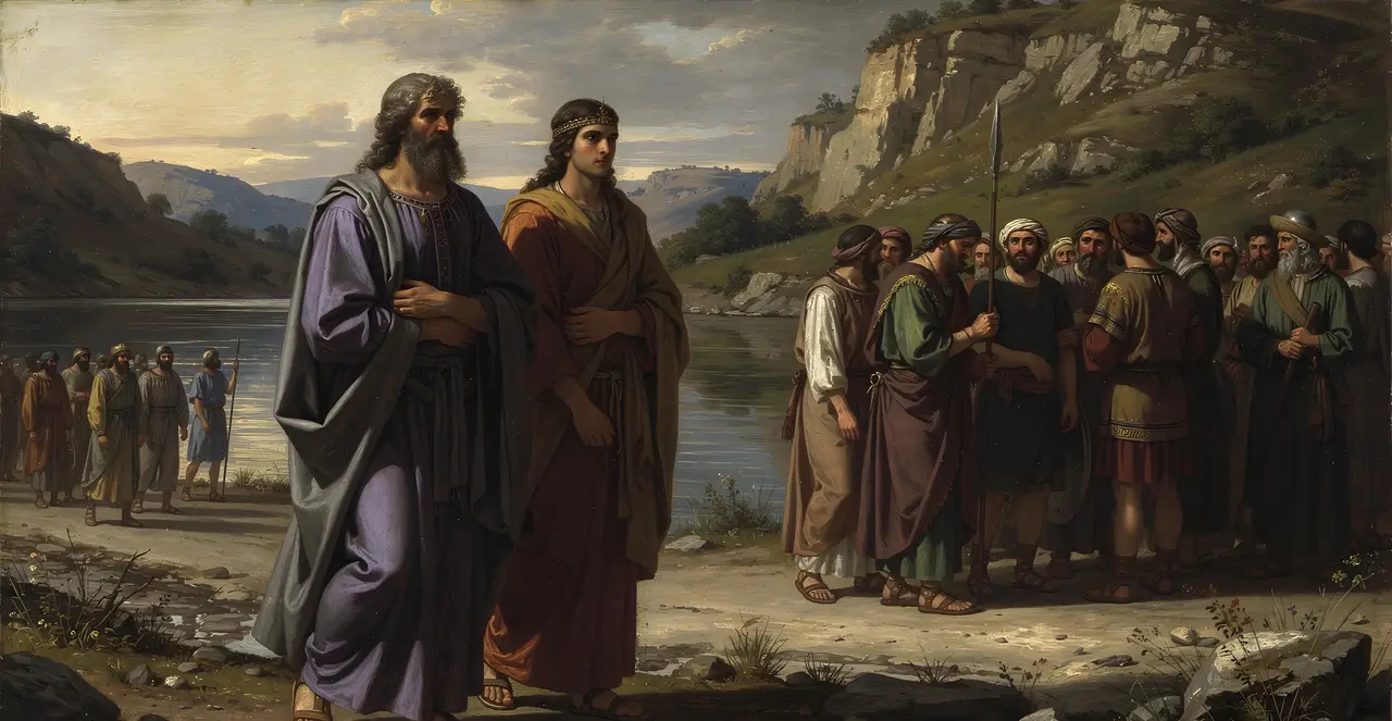 2. Samuel 19,40-41 — 2. Samuel, Ölgemälde · TruthPrints