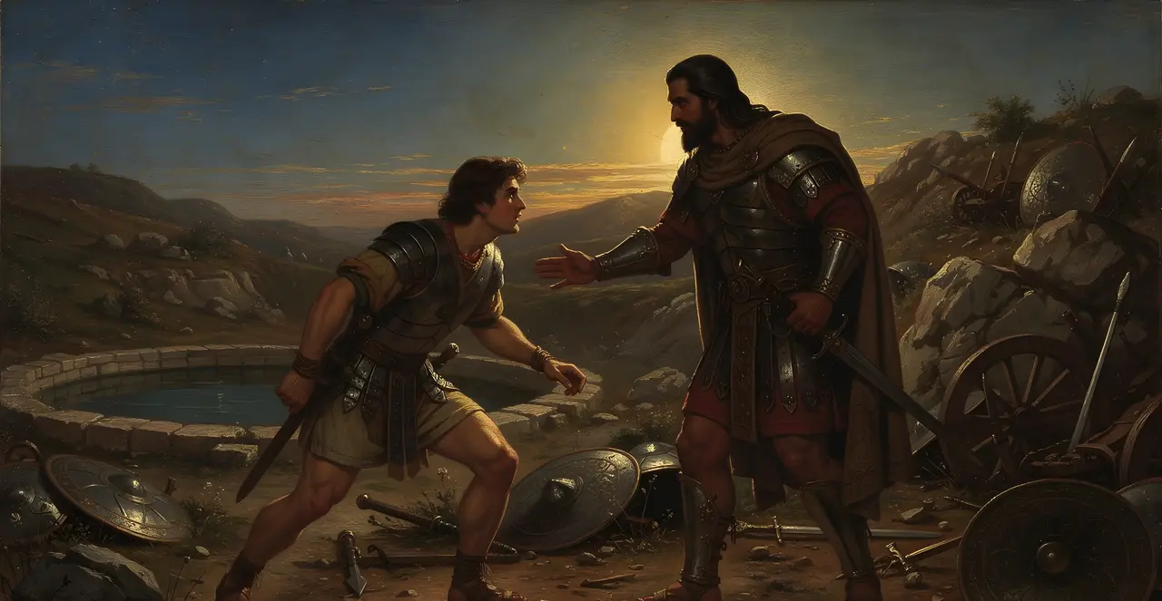 2 Samuel 2:21-22 — 2 Samuel, oil painting · TruthPrints