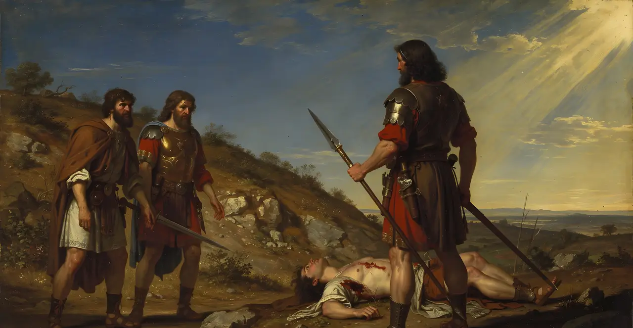 2 Samuel 2:23-25 — 2 Samuel, oil painting · TruthPrints