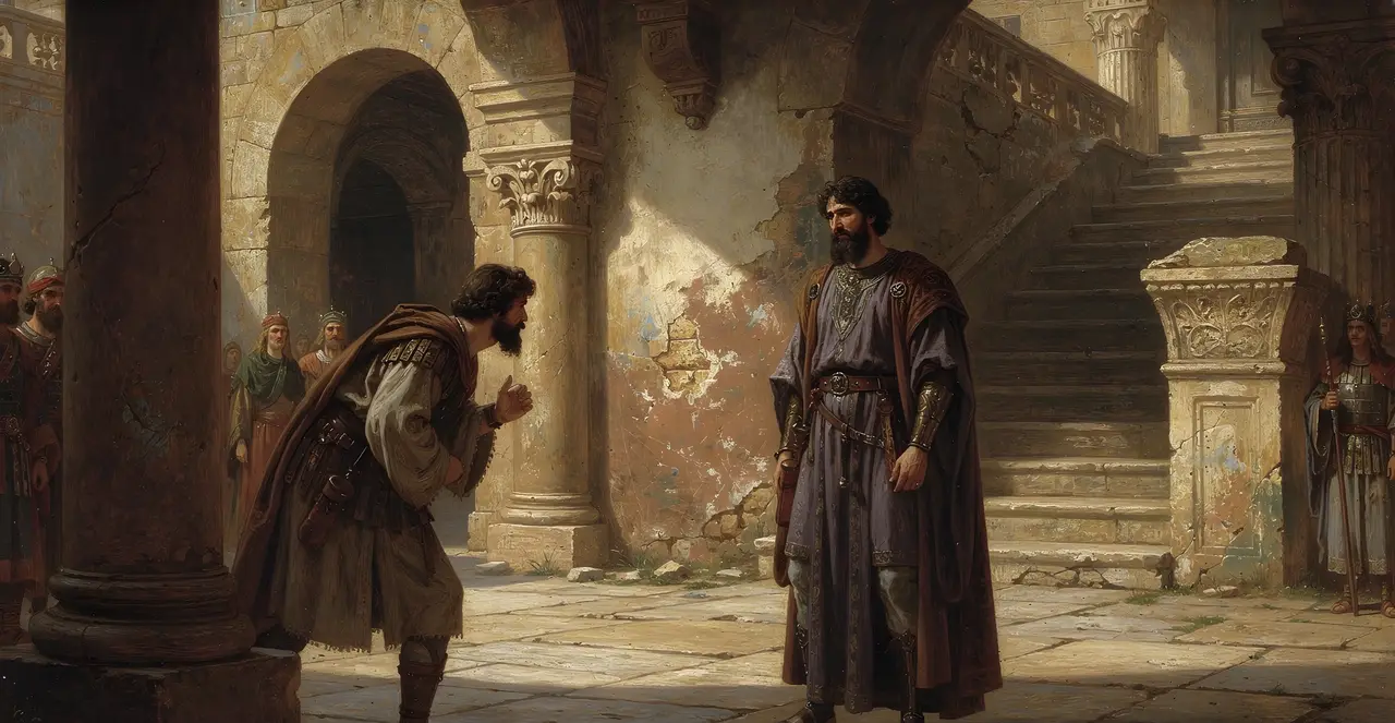 2 Samuel 20:3-5 — 2 Samuel, oil painting · TruthPrints