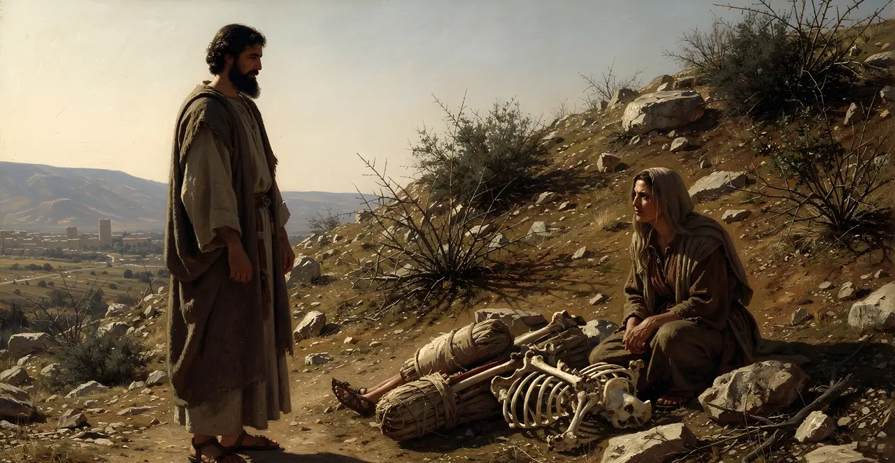 2 Samuel 21:11-13 — 2 Samuel, oil painting · TruthPrints