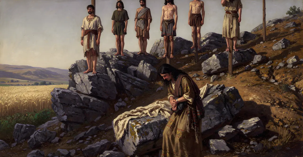 2. Samuel 21,9-10 — 2. Samuel, Ölgemälde · TruthPrints