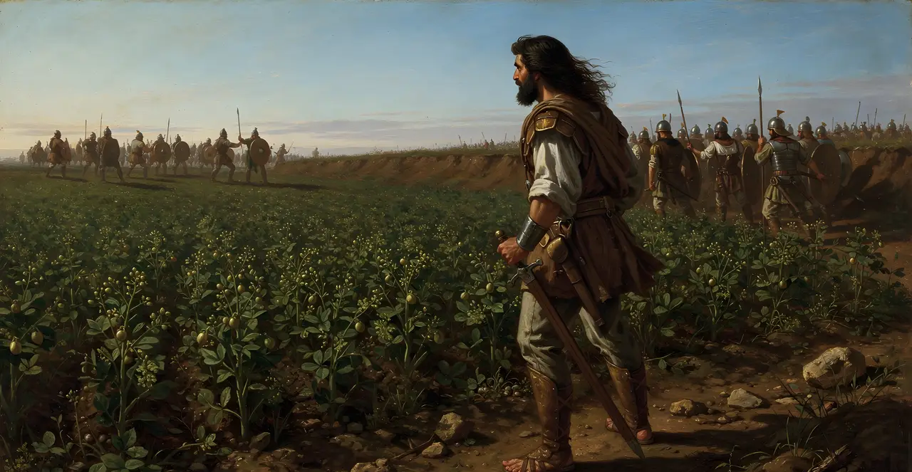 2 Samuel 23:11-14 — 2 Samuel, oil painting · TruthPrints