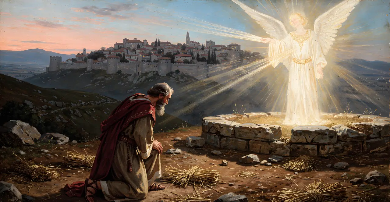 2 Samuel 24:15-16 — 2 Samuel, oil painting · TruthPrints