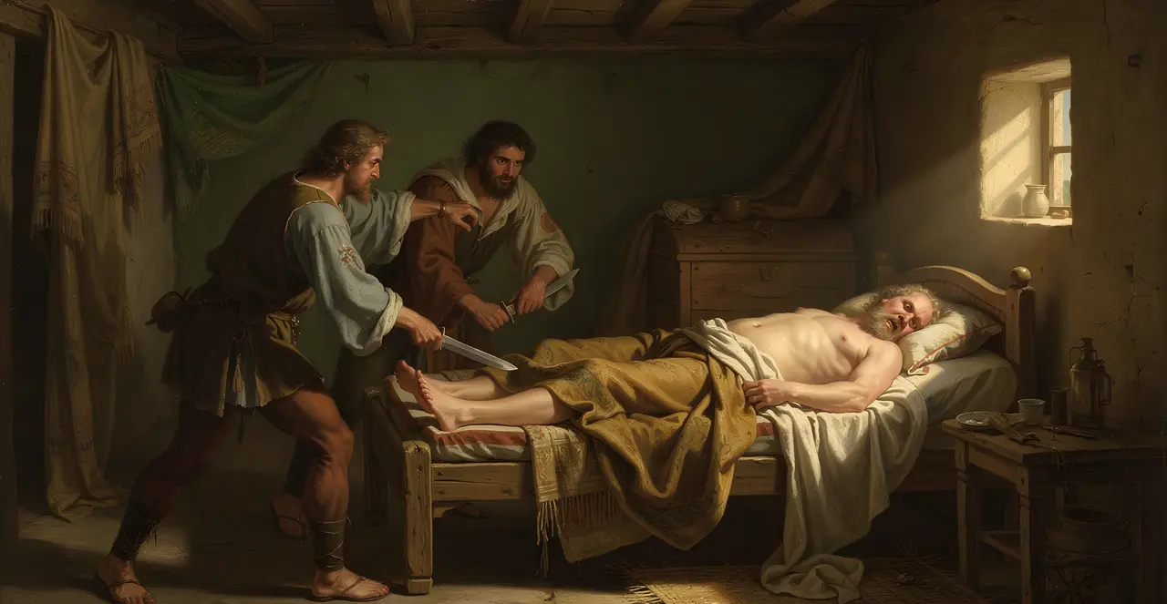 2 Samuel 4:6-7 — 2 Samuel, oil painting · TruthPrints