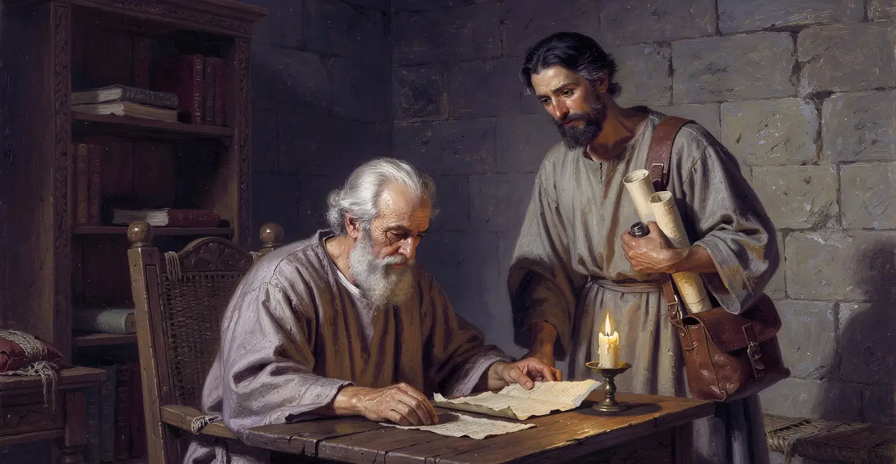 2. Timotheus 4,11-16 — 2. Timotheus, Ölgemälde · TruthPrints