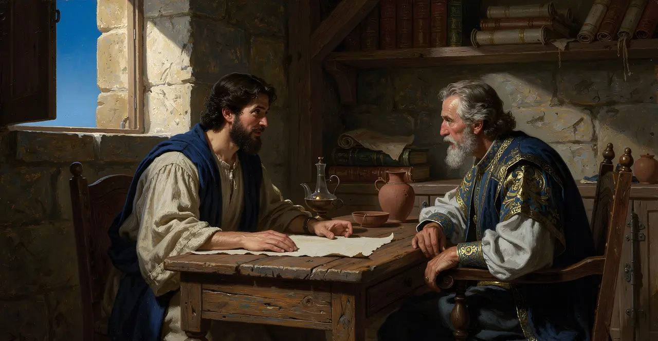 Acts 1:1-4 — Acts, oil painting · TruthPrints