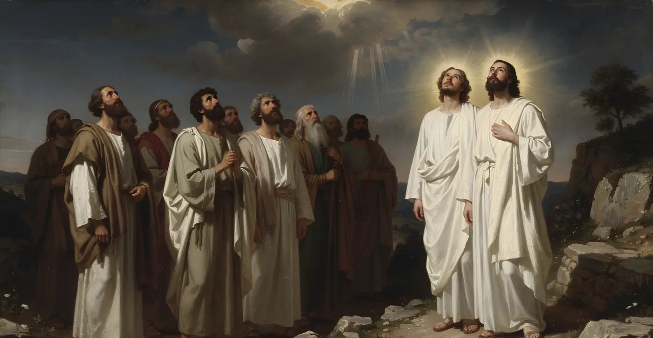 Acts 1:9-12 — Acts, oil painting · TruthPrints