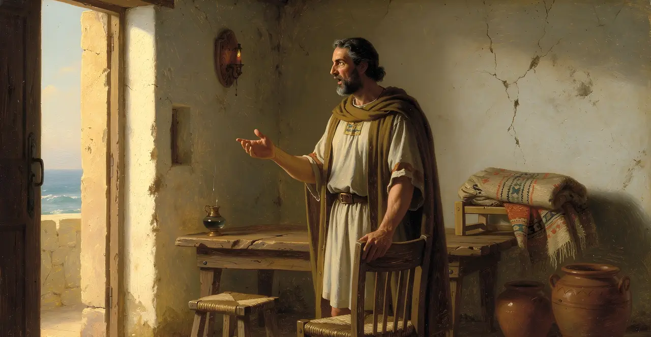 Acts 10:30-32 — Acts, oil painting · TruthPrints