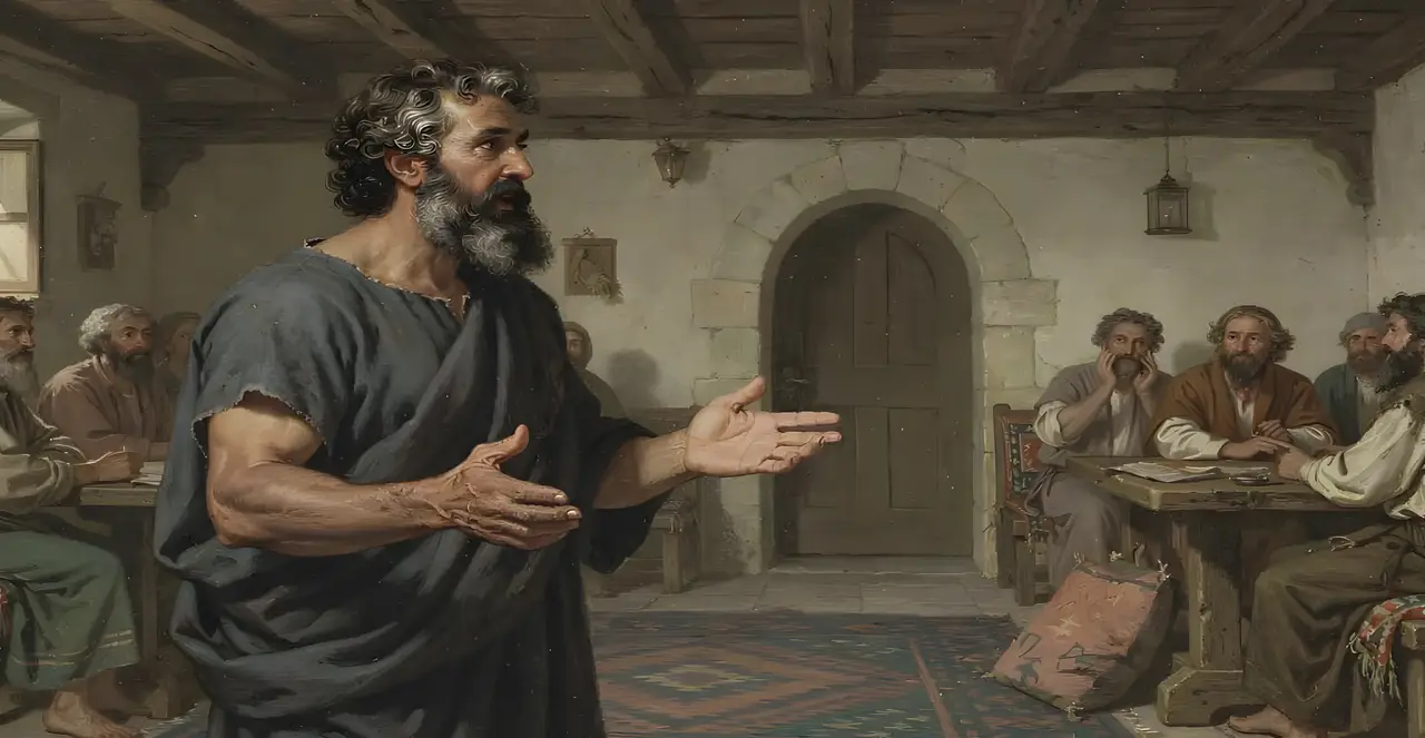 Acts 10:42-46 — Acts, oil painting · TruthPrints