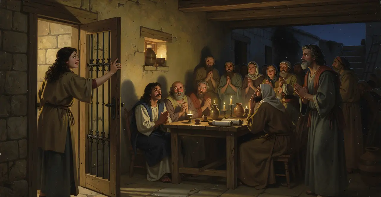 Apostelgeschichte 12,12-16 — Apostelgeschichte, Ölgemälde · TruthPrints