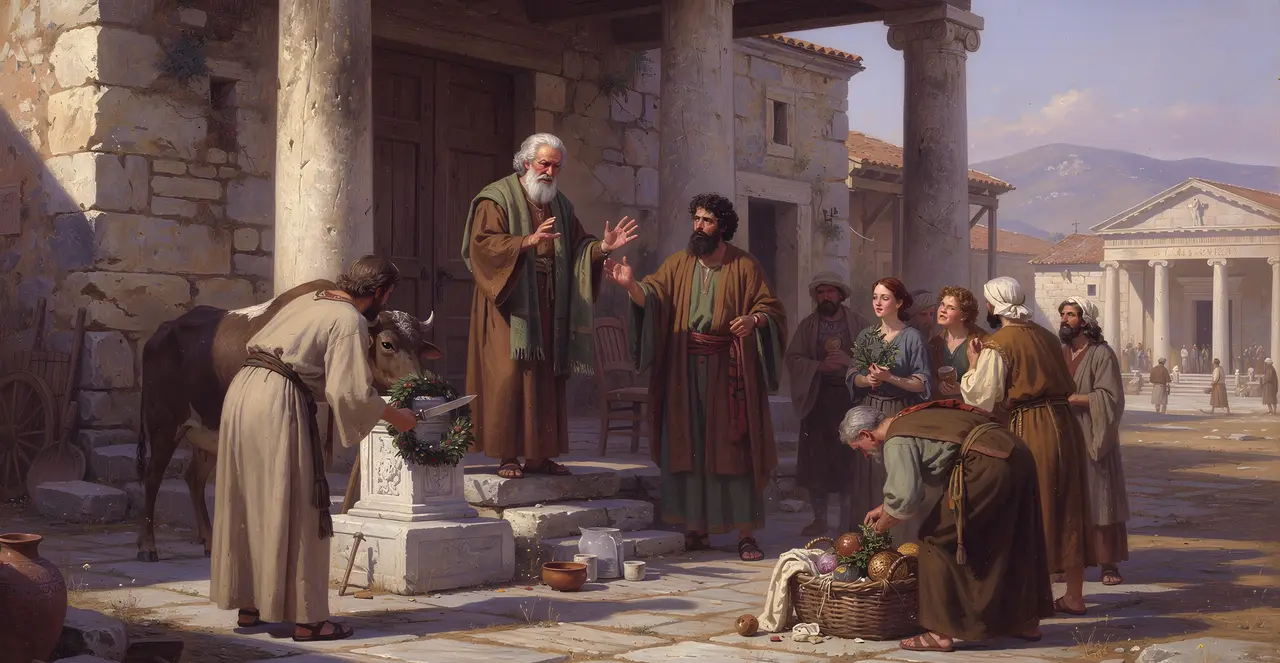 Apostelgeschichte 14,15-18 — Apostelgeschichte, Ölgemälde · TruthPrints
