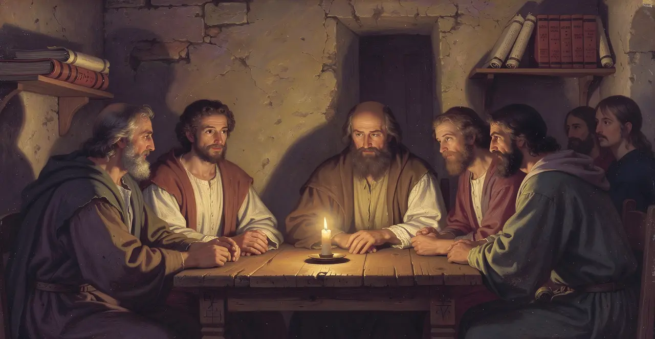 Acts 14:28 — Acts, oil painting · TruthPrints