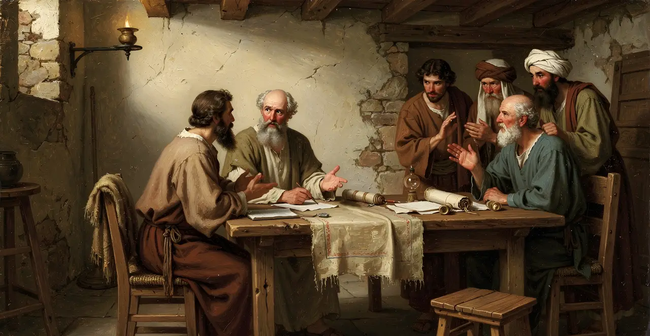 Acts 15:1-3 — Acts, oil painting · TruthPrints