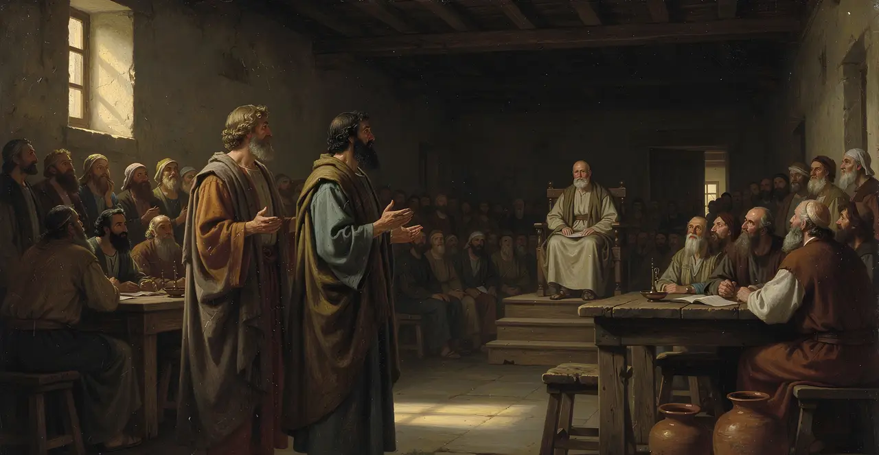 Acts 15:11-15 — Acts, oil painting · TruthPrints