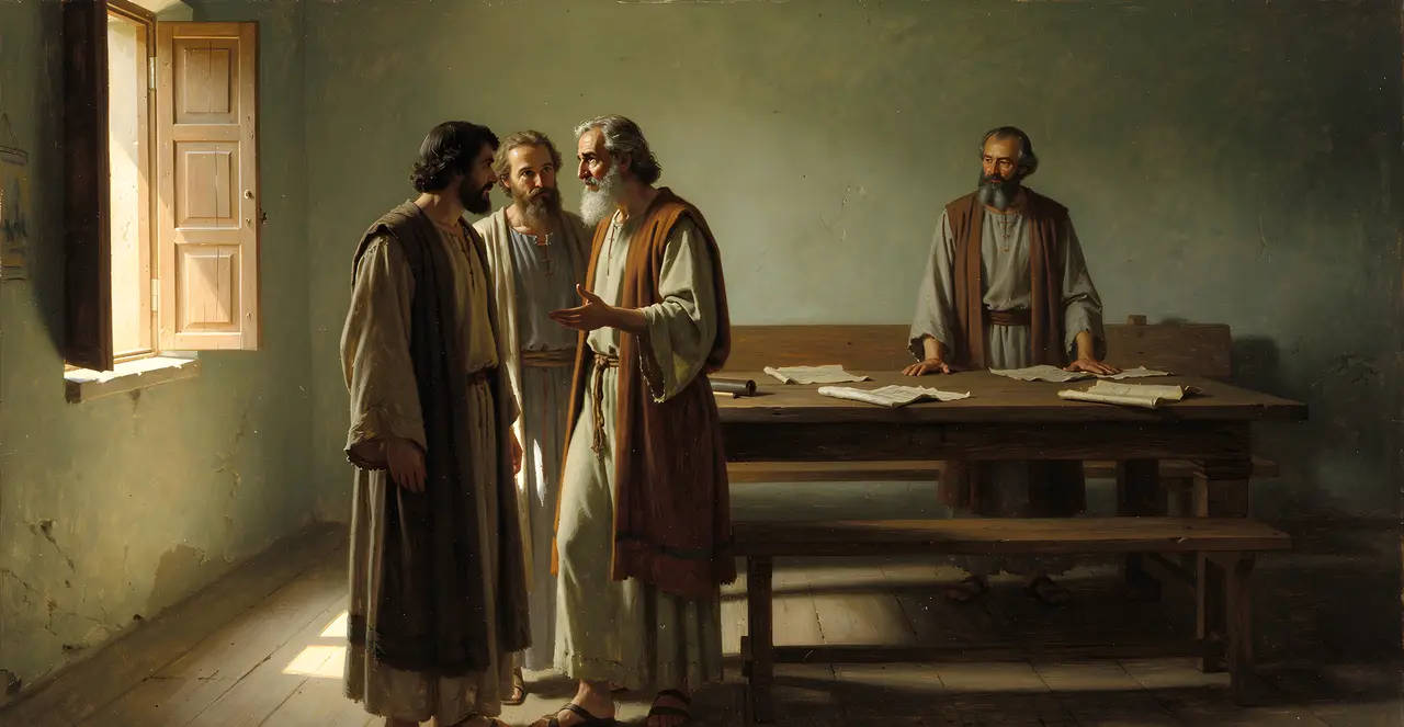Acts 15:24-27 — Acts, oil painting · TruthPrints