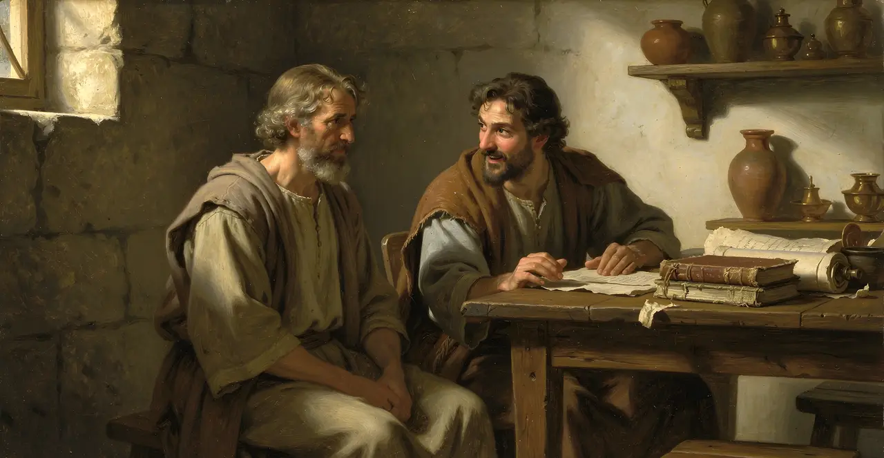 Acts 15:33-37 — Acts, oil painting · TruthPrints