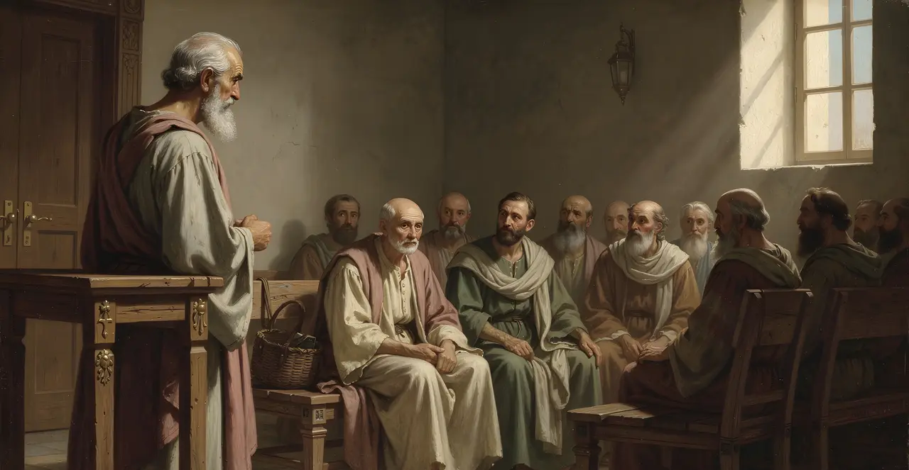 Acts 15:4-6 — Acts, oil painting · TruthPrints