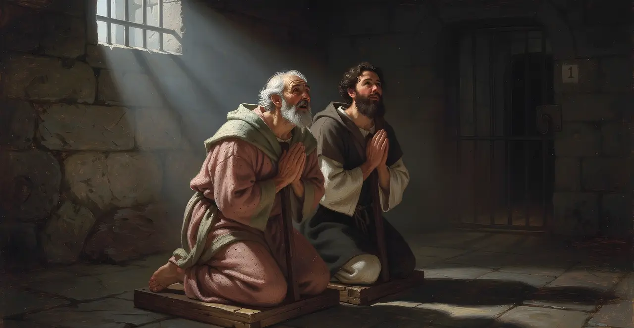 Acts 16:21-25 — Acts, oil painting · TruthPrints