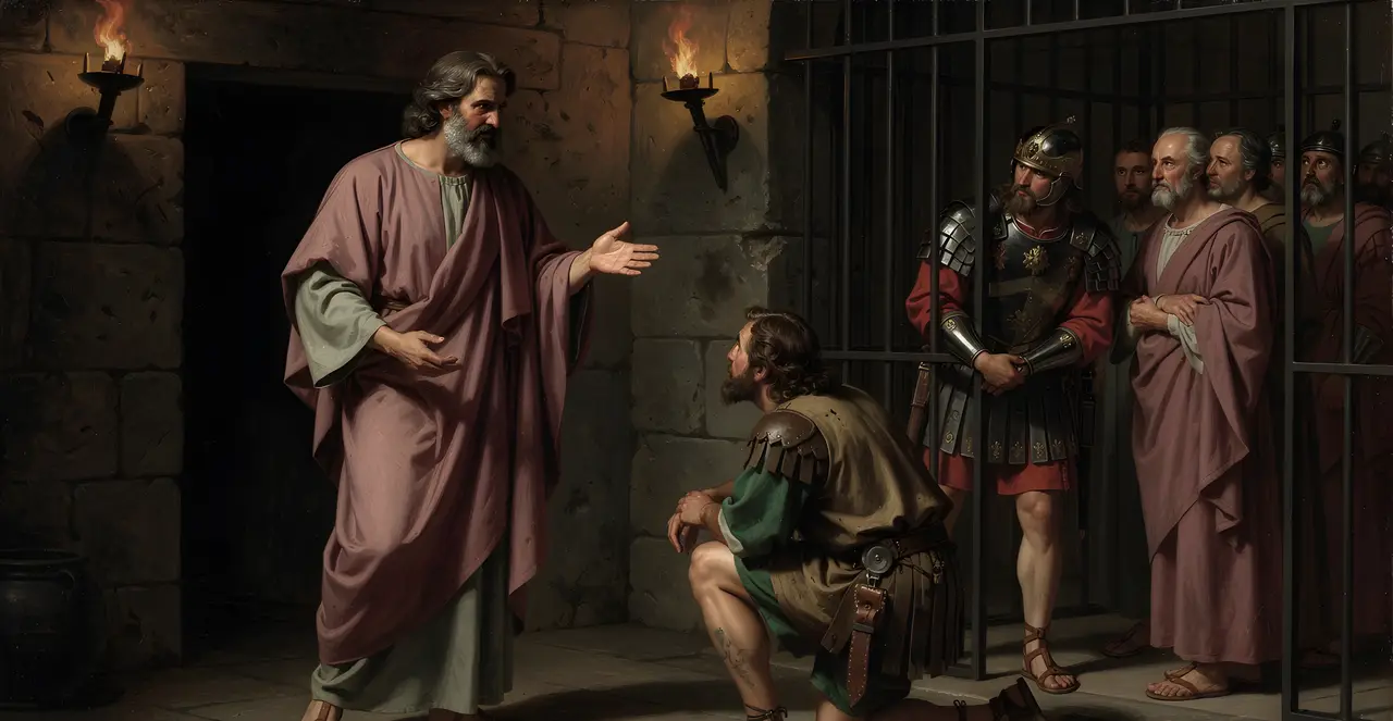 Acts 16:36-39 — Acts, oil painting · TruthPrints