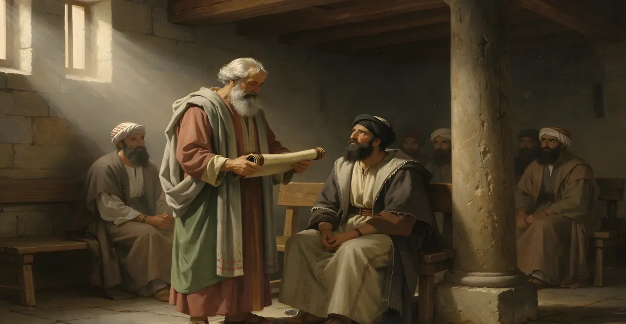Acts 17:1-4 — Acts, oil painting · TruthPrints