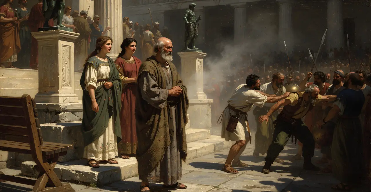 Acts 18:15-18 — Acts, oil painting · TruthPrints