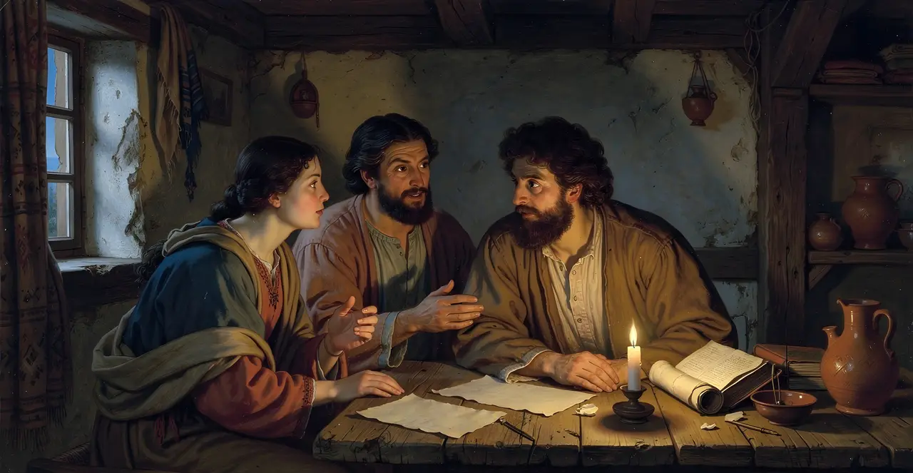 Acts 18:24-26 — Acts, oil painting · TruthPrints